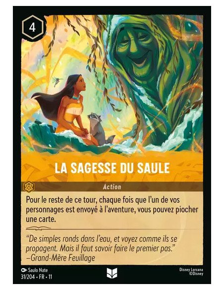 S11 - 031/204 : La sagesse du saule | Cartes à l'unité Lorcana