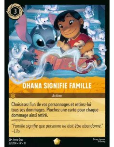 S11 - 032/204 : Ohana signifie famille | Cartes à l'unité Lorcana