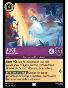 S11 - 036/204 : Alice - Lueur cultivée | Cartes à l'unité Lorcana