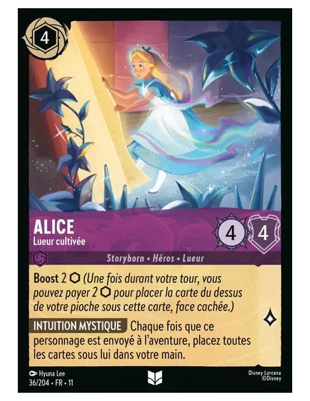 S11 - 036/204 : Alice - Lueur cultivée | Cartes à l'unité Lorcana