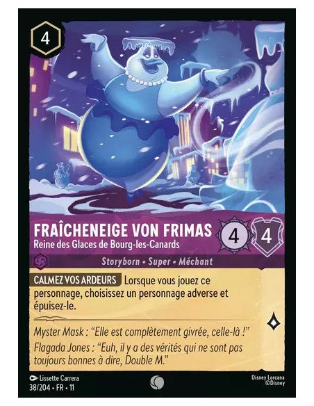 S11 - 038/204 : Fraîcheneige von Frimas - Reine des Glaces de Bourg-les-Canards | Cartes à l'unité Lorcana
