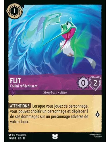 S11 - 039/204 : Flit - Colibri réfléchissant | Cartes à l'unité Lorcana