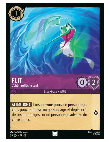 S11 - 039/204 : Flit - Colibri réfléchissant | Cartes à l'unité Lorcana
