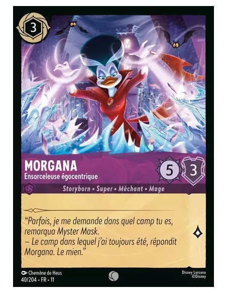 S11 - 040/204 : Morgana - Ensorceleuse égocentrique | Cartes à l'unité Lorcana