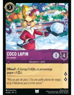 S11 - 041/204 : Coco Lapin - En a assez | Cartes à l'unité Lorcana
