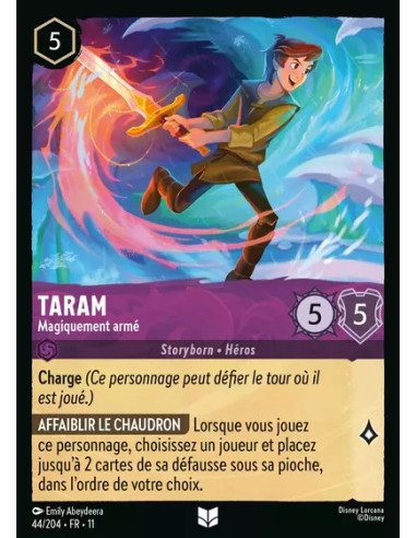 S11 - 044/204 : Taram - Magiquement armé | Cartes à l'unité Lorcana