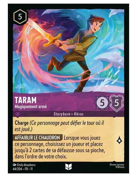 S11 - 044/204 : Taram - Magiquement armé | Cartes à l'unité Lorcana