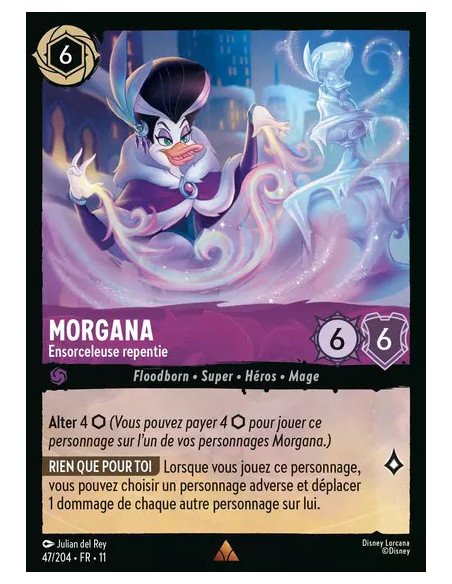 S11 - 047/204 : Morgana - Ensorceleuse repentie | Cartes à l'unité Lorcana
