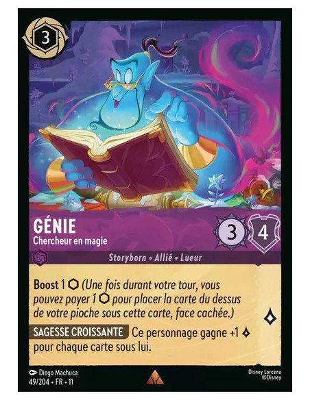 S11 - 049/204 : Génie - Chercheur en magie | Cartes à l'unité Lorcana