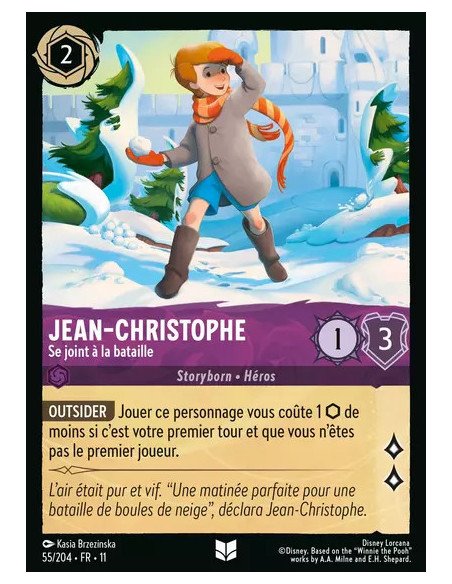 S11 - 055/204 : Jean-Christophe - Se joint à la bataille | Cartes à l'unité Lorcana