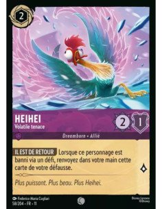 S11 - 058/204 : Heihei - Volatile tenace | Cartes à l'unité Lorcana