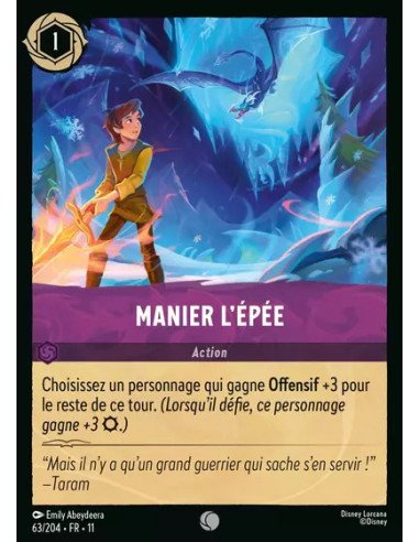 S11 - 063/204 : Manier l'épée | Cartes à l'unité Lorcana