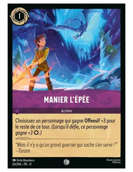 S11 - 063/204 : Manier l'épée | Cartes à l'unité Lorcana