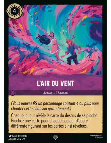 S11 - 064/204 : L'air du vent | Cartes à l'unité Lorcana
