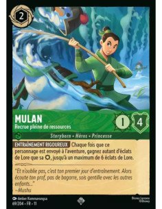 S11 - 069/204 : Mulan - Recrue pleine de ressources | Cartes à l'unité Lorcana