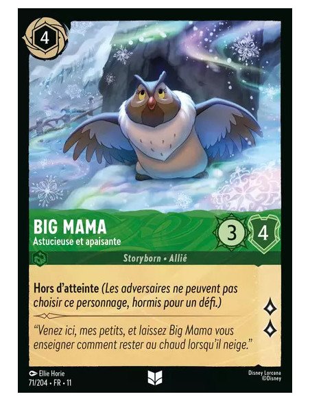 S11 - 071/204 : Big Mama - Astucieuse et apaisante | Cartes à l'unité Lorcana