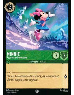 S11 - 072/204 : Minnie - Patineuse virevoltante | Cartes à l'unité Lorcana