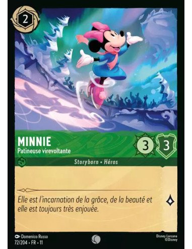 S11 - 072/204 : Minnie - Patineuse virevoltante | Cartes à l'unité Lorcana