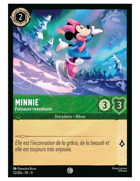 S11 - 072/204 : Minnie - Patineuse virevoltante | Cartes à l'unité Lorcana