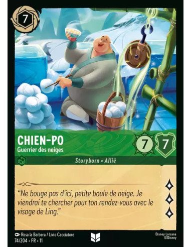 S11 - 074/204 : Chien-Po - Guerrier des neiges | Cartes à l'unité Lorcana