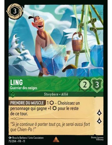 S11 - 075/204 : Ling - Guerrier des neiges | Cartes à l'unité Lorcana