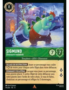 S11 - 079/204 : Sigmund - Dinosaure maladroit | Cartes à l'unité Lorcana