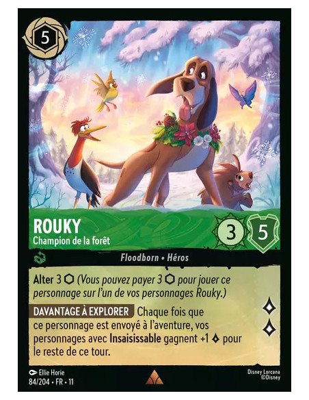 S11 - 084/204 : Rouky - Champion de la forêt | Cartes à l'unité Lorcana