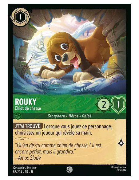 S11 - 085/204 : Rouky - Chiot de chasse | Cartes à l'unité Lorcana