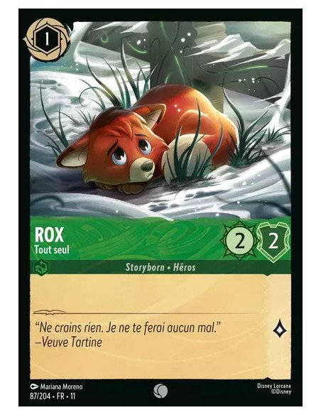 S11 - 087/204 : Rox - Tout seul | Cartes à l'unité Lorcana