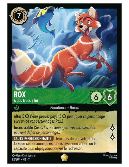 S11 - 092/204 : Rox - A des trucs à lui | Cartes à l'unité Lorcana