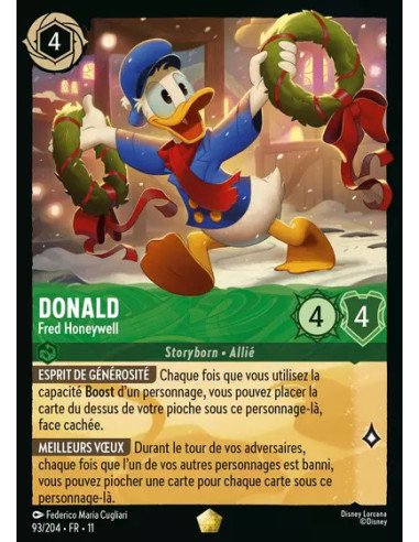 S11 - 093/204 : Donald - Fred Honeywell | Cartes à l'unité Lorcana