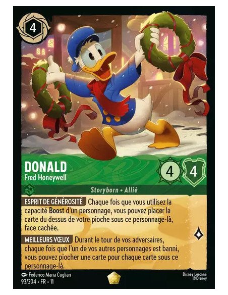S11 - 093/204 : Donald - Fred Honeywell | Cartes à l'unité Lorcana