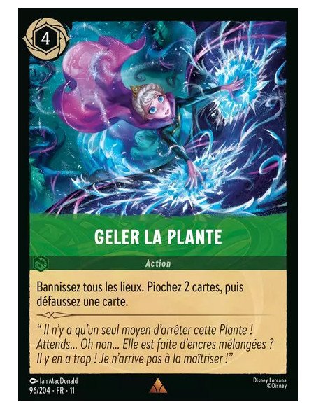 S11 - 096/204 : Geler la Plante | Cartes à l'unité Lorcana