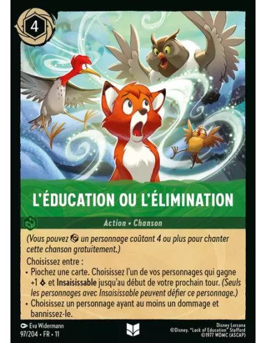 S11 - 097/204 : L'éducation ou l'élimination | Cartes à l'unité Lorcana