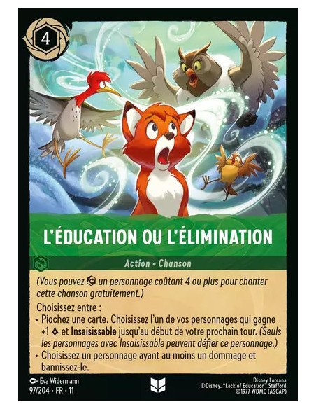 S11 - 097/204 : L'éducation ou l'élimination | Cartes à l'unité Lorcana