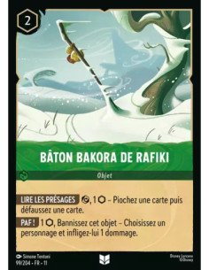 S11 - 099/204 : Bâton bakora de Rafiki | Cartes à l'unité Lorcana