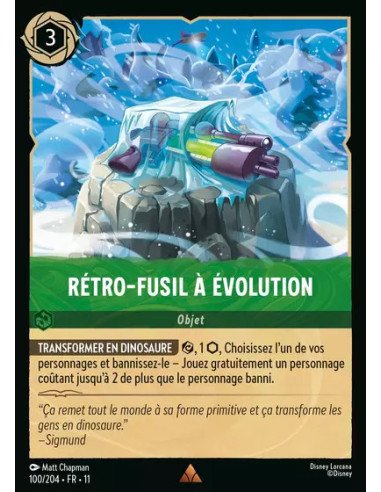 S11 - 100/204 : Rétro-fusil à évolution | Cartes à l'unité Lorcana