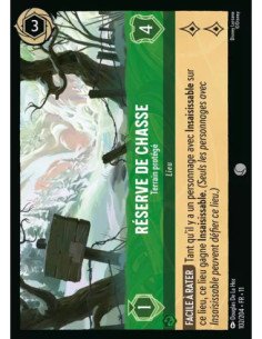 S11 - 102/204 : Réserve de chasse - Terrain protégé | Cartes à l'unité Lorcana