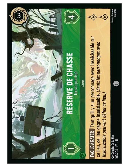 S11 - 102/204 : Réserve de chasse - Terrain protégé | Cartes à l'unité Lorcana