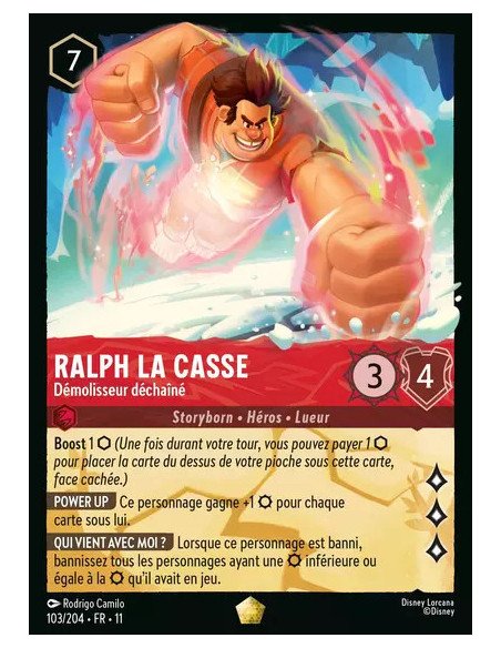 S11 - 103/204 : Ralph la Casse - Démolisseur déchaîné | Cartes à l'unité Lorcana