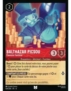 S11 - 104/204 : Balthazar Picsou - Ebenezer fantôme | Cartes à l'unité Lorcana