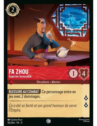 S11 - 110/204 : Fa Zhou - Guerrier honorable | Cartes à l'unité Lorcana