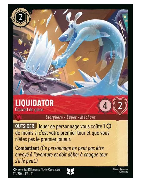 S11 - 111/204 : Liquidator - Couvert de glace | Cartes à l'unité Lorcana