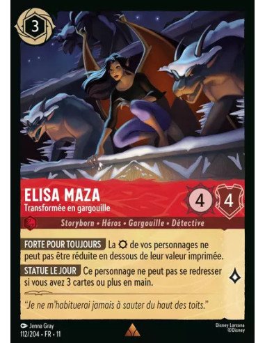 S11 - 112/204 : Elisa Maza - Transformée en gargouille | Cartes à l'unité Lorcana