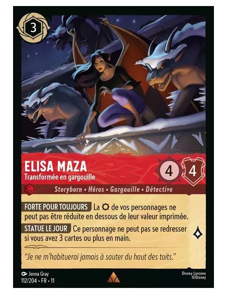 S11 - 112/204 : Elisa Maza - Transformée en gargouille | Cartes à l'unité Lorcana