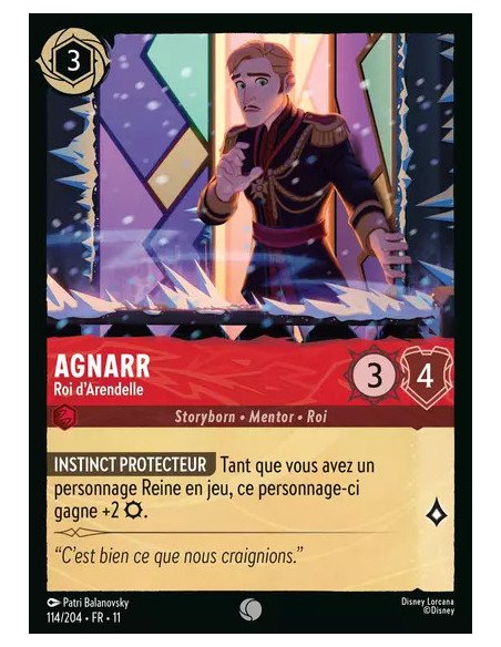 S11 - 114/204 : Agnarr - Roi d'Arendelle | Cartes à l'unité Lorcana