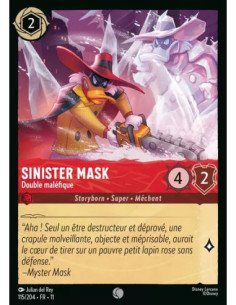 S11 - 115/204 : Sinister Mask - Double maléfique | Cartes à l'unité Lorcana