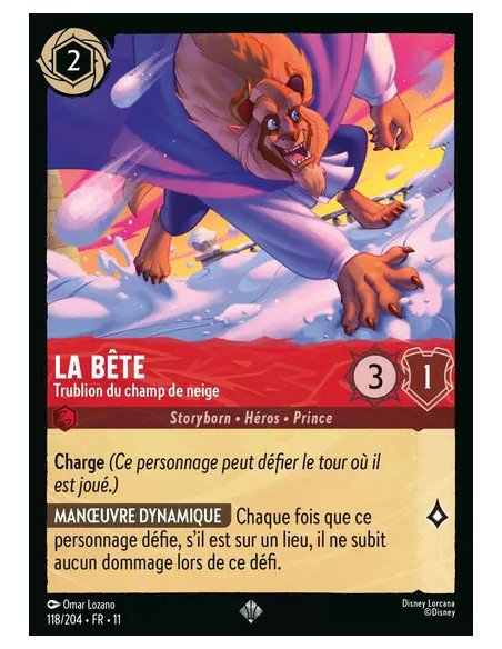 S11 - 118/204 : La Bête - Trublion du champ de neige | Cartes à l'unité Lorcana
