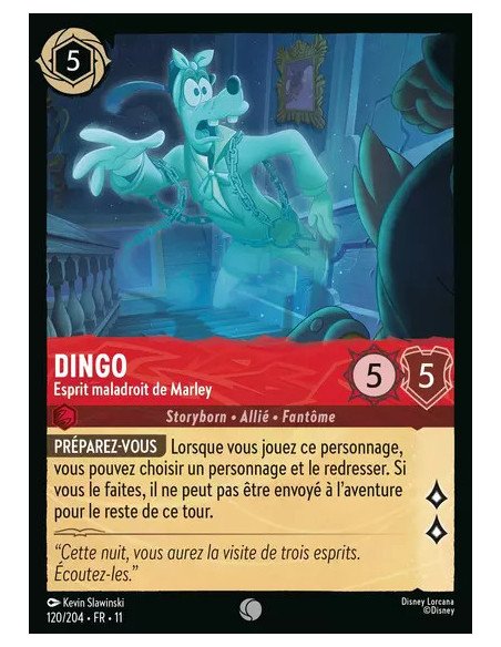 S11 - 120/204 : Dingo - Esprit maladroit de Marley | Cartes à l'unité Lorcana