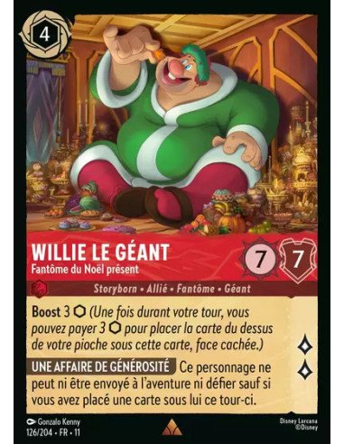 S11 - 126/204 : Willie le géant - Fantôme du Noël présent | Cartes à l'unité Lorcana